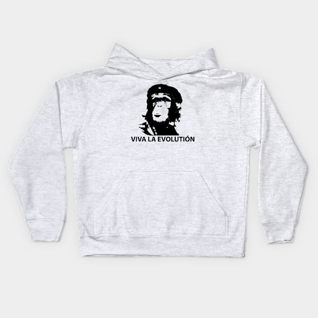 Viva La Evolution T-Shirt Kids Hoodie by gpavey